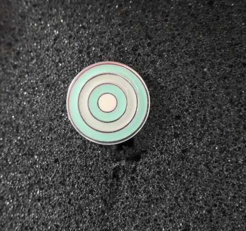 Metal and enamel circular - circular, 2