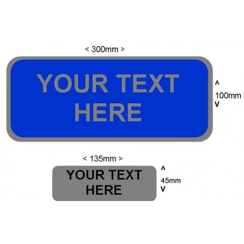 Custom personalised reflective - custom/personalised,
