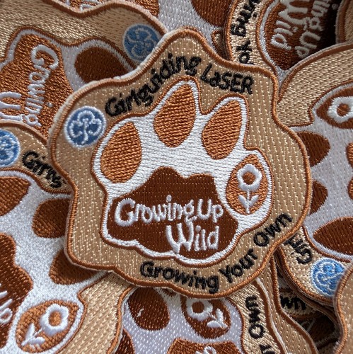 Girlguiding laser growing - girlguiding,