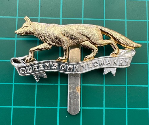 Queens own yeomanry anodised - ,