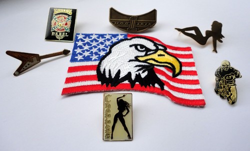 Pre owned biker pin - bundle, x