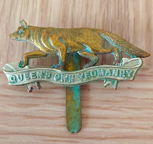 Queen own yeomanry cap - own,