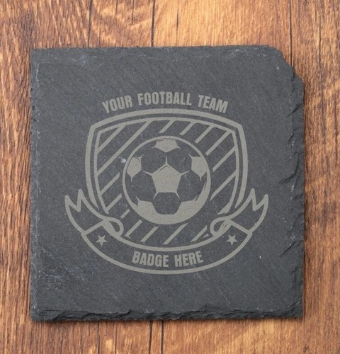 Football club badge coaster - badge,